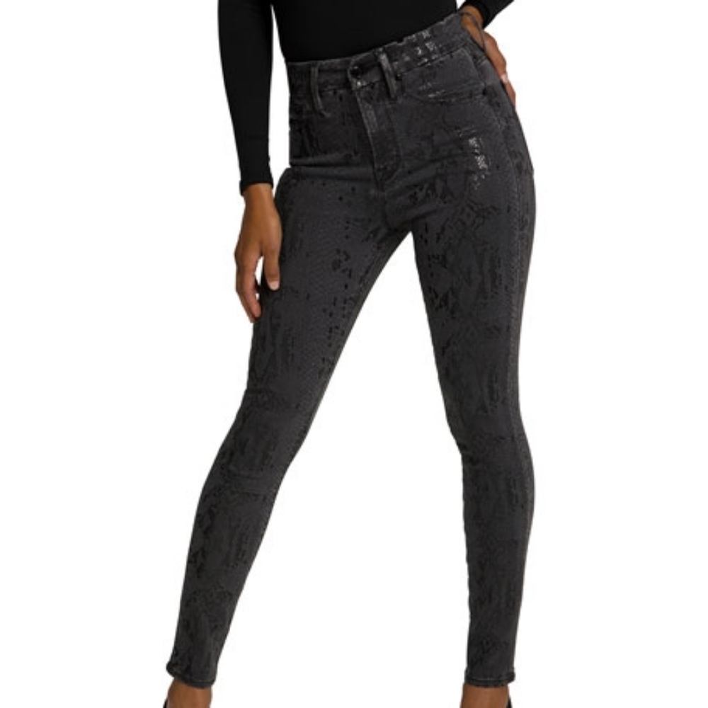 NWT GOOD AMERICAN GOOD WAIST SNAKE003